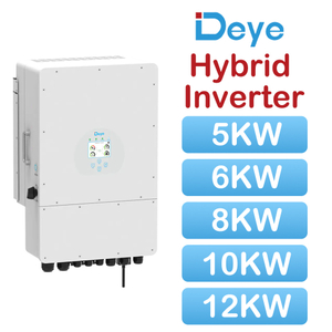 EU Warehouse Deye Sun-12K-Sg04lp3 Hybrid Solar Inverter 3phase 12kw Solar Energy System