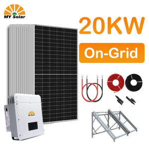 EU Warehouse TW Solar Panel 20KW PERC Mono Pv Panel Տնային օգտագործման արևային էներգիայի էներգիայի պահպանման համակարգ